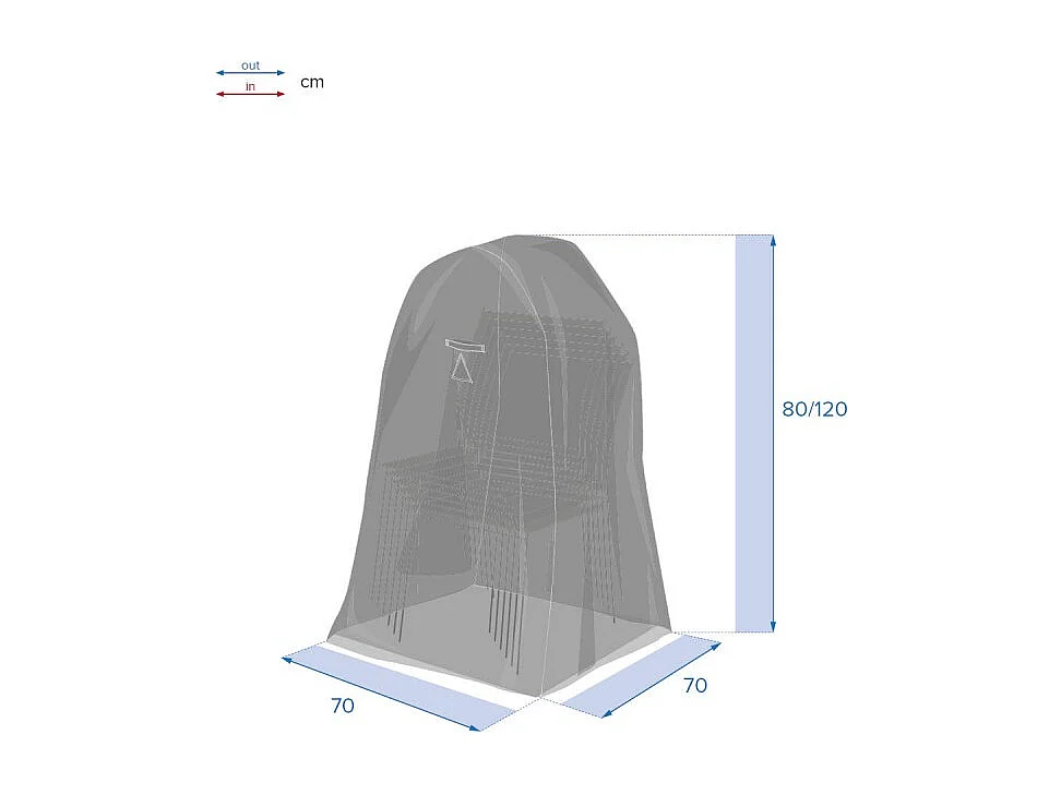 Housse de protection pour pile de chaises Hambo Hespéride