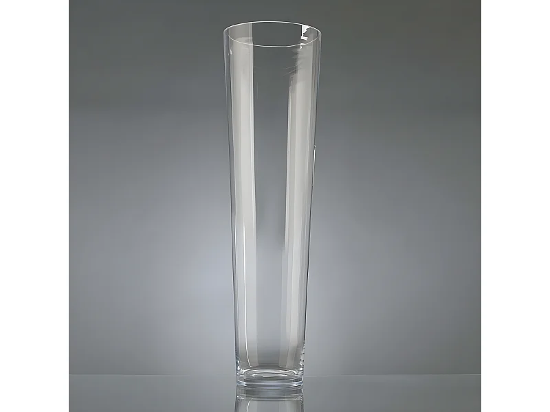 Vase conique transparent 90 cm
