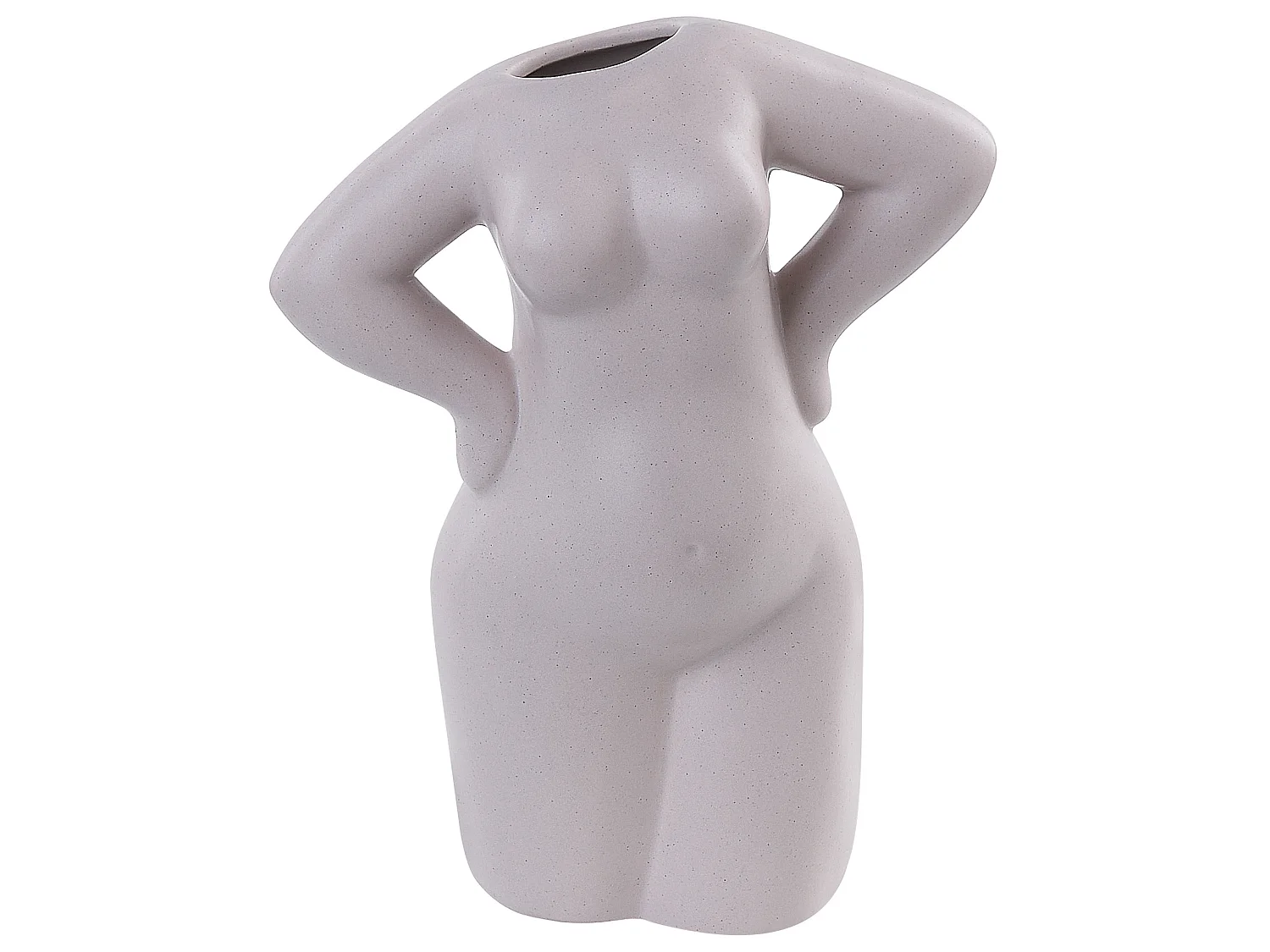 Vase à fleurs KILKIS Céramique 24 cm Beige