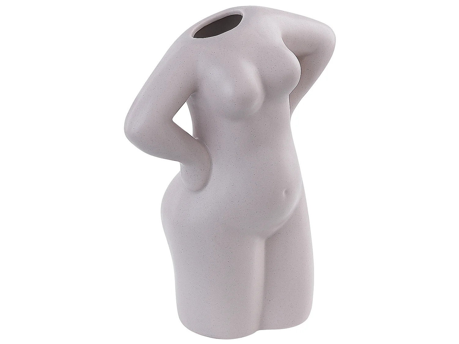 Vase à fleurs KILKIS Céramique 24 cm Beige