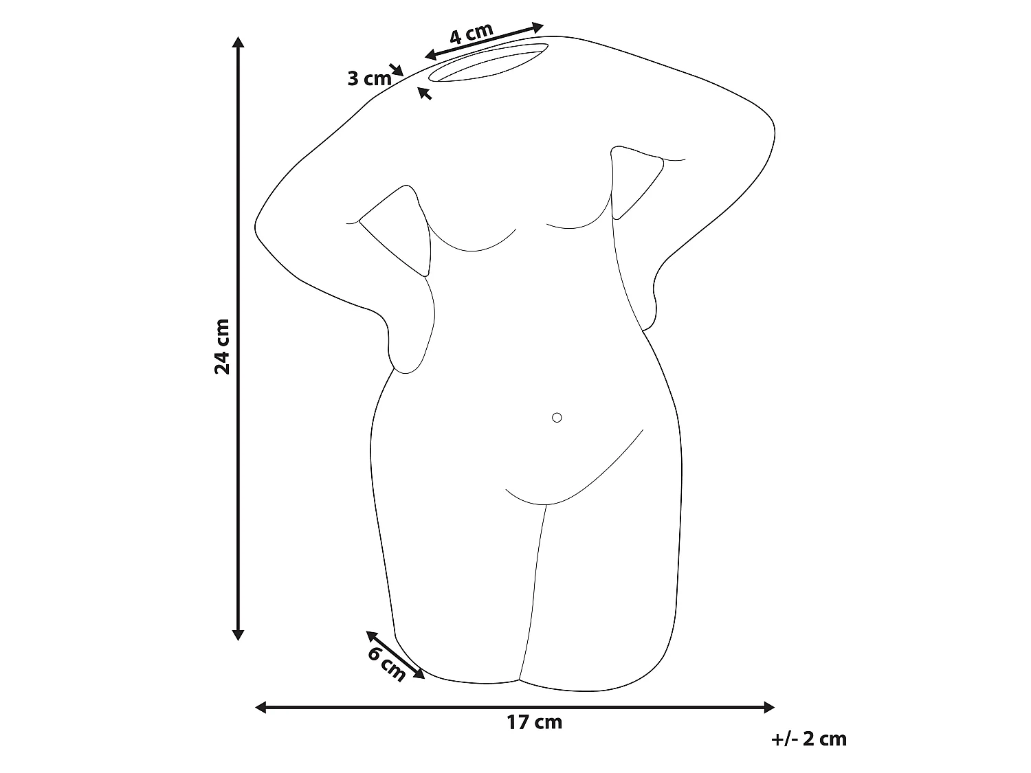 Vaso da fiori KILKIS Ceramica 24 cm Beige