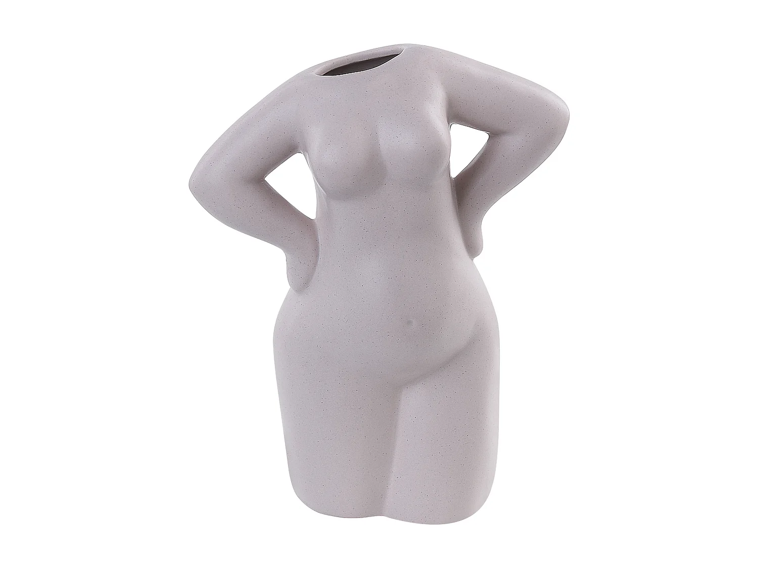 Bloemenvaas KILKIS Keramiek 24 cm Beige