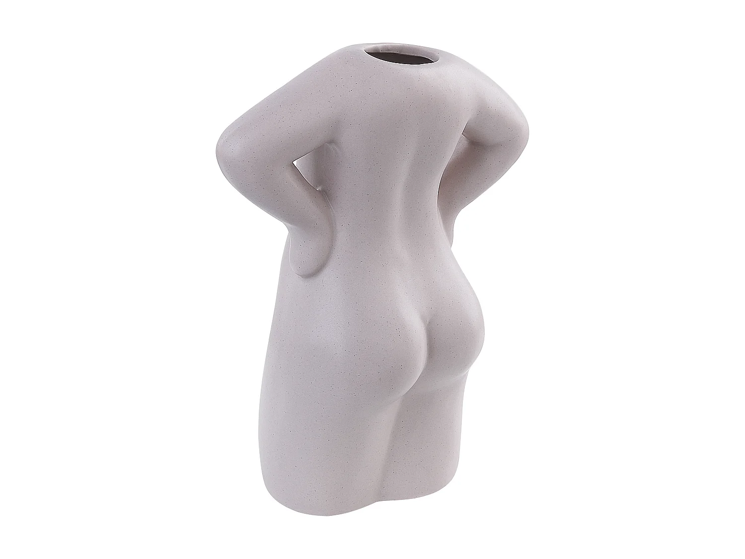 Bloemenvaas KILKIS Keramiek 24 cm Beige