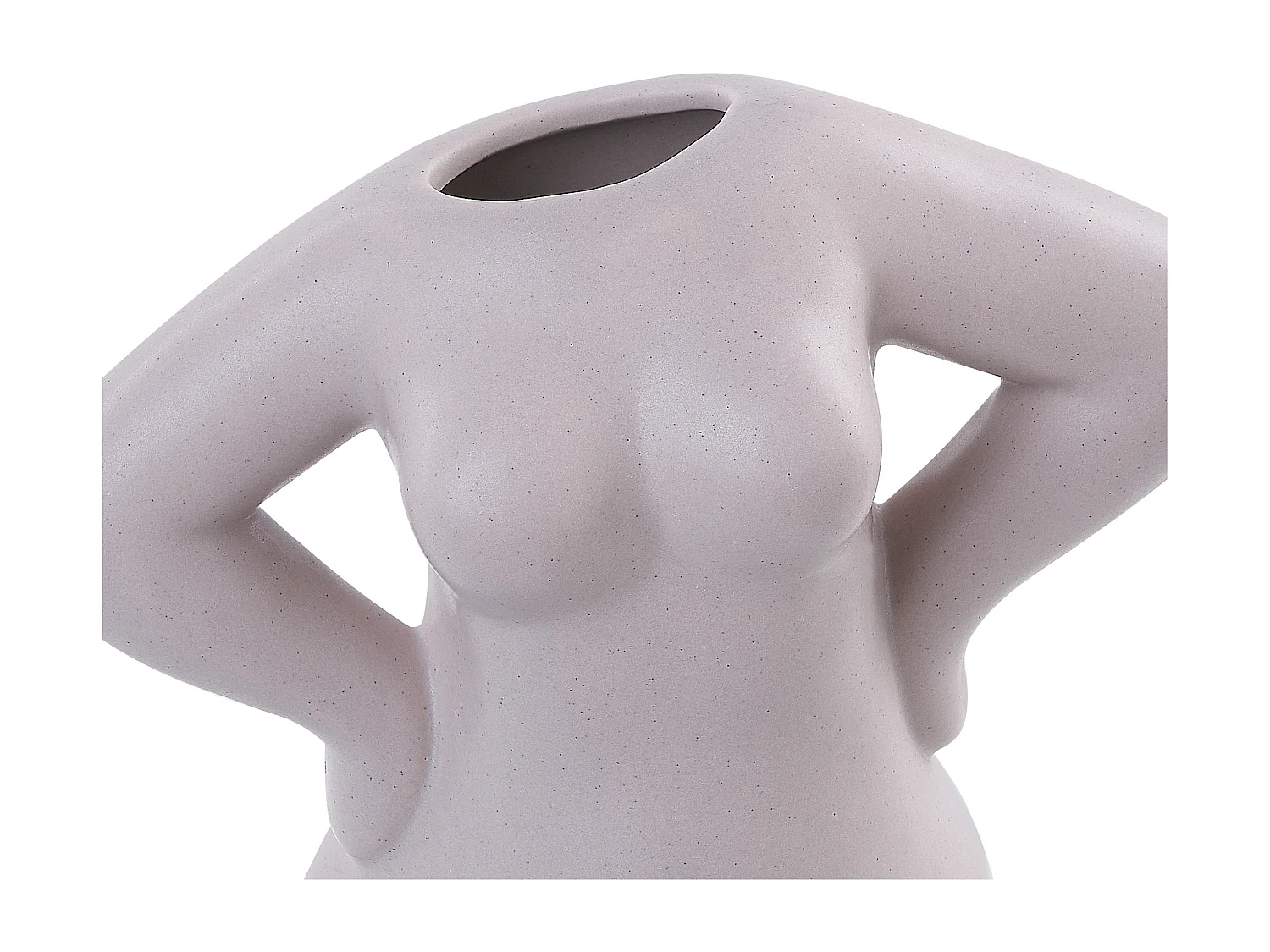 Bloemenvaas KILKIS Keramiek 24 cm Beige