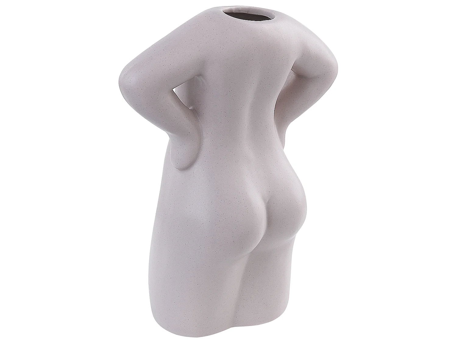 Bloemenvaas KILKIS Keramiek 24 cm Beige