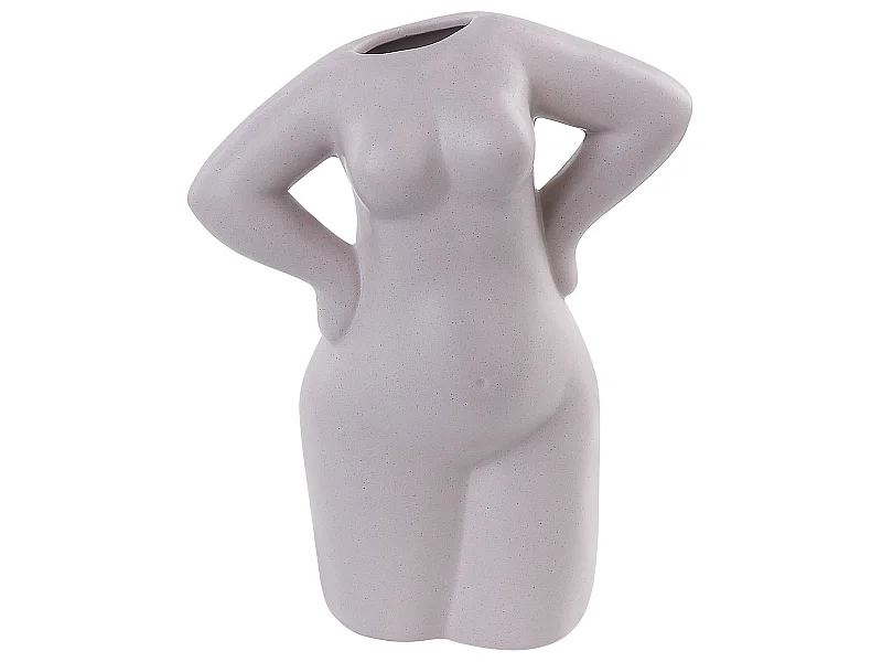 Vase à fleurs KILKIS Céramique 24 cm Beige