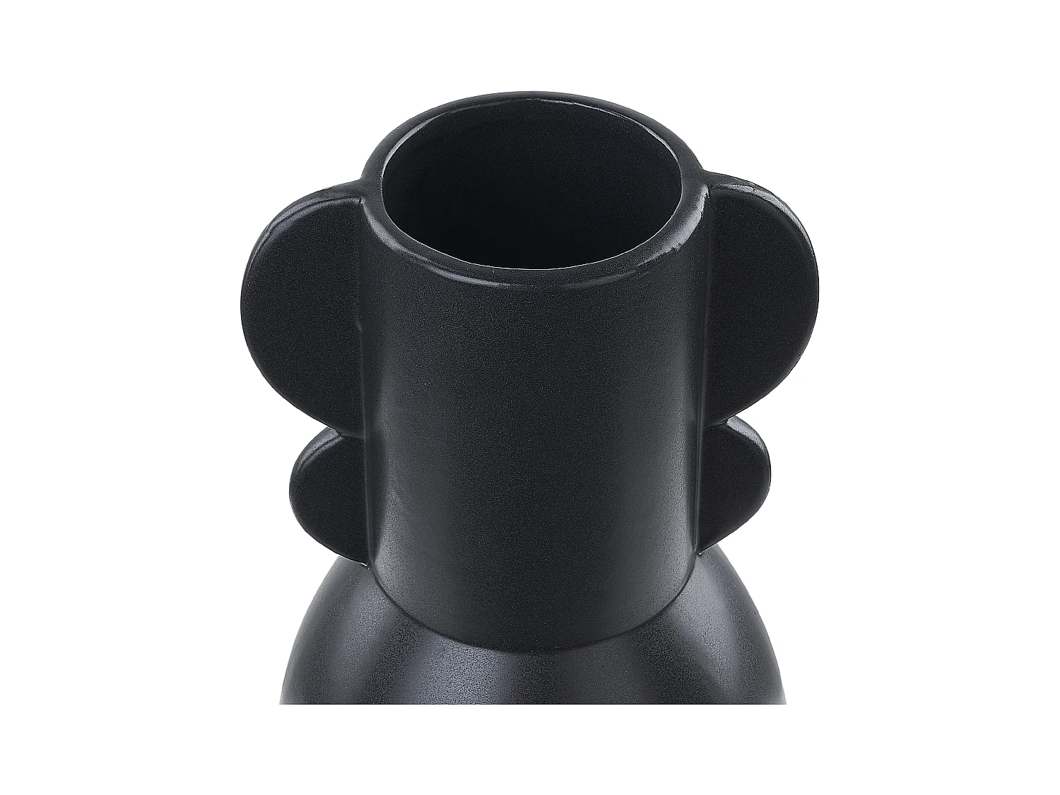 Bloemenvaas MYTILENE Keramiek 29 cm Zwart