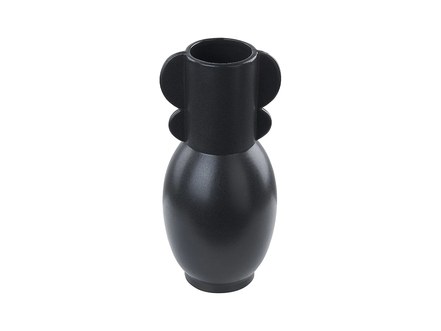 Vase à fleurs MYTILENE Céramique 29 cm Noir