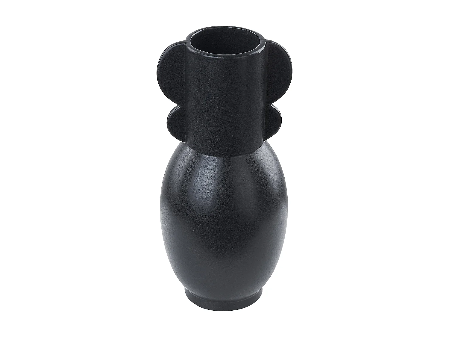 Vase à fleurs MYTILENE Céramique 29 cm Noir