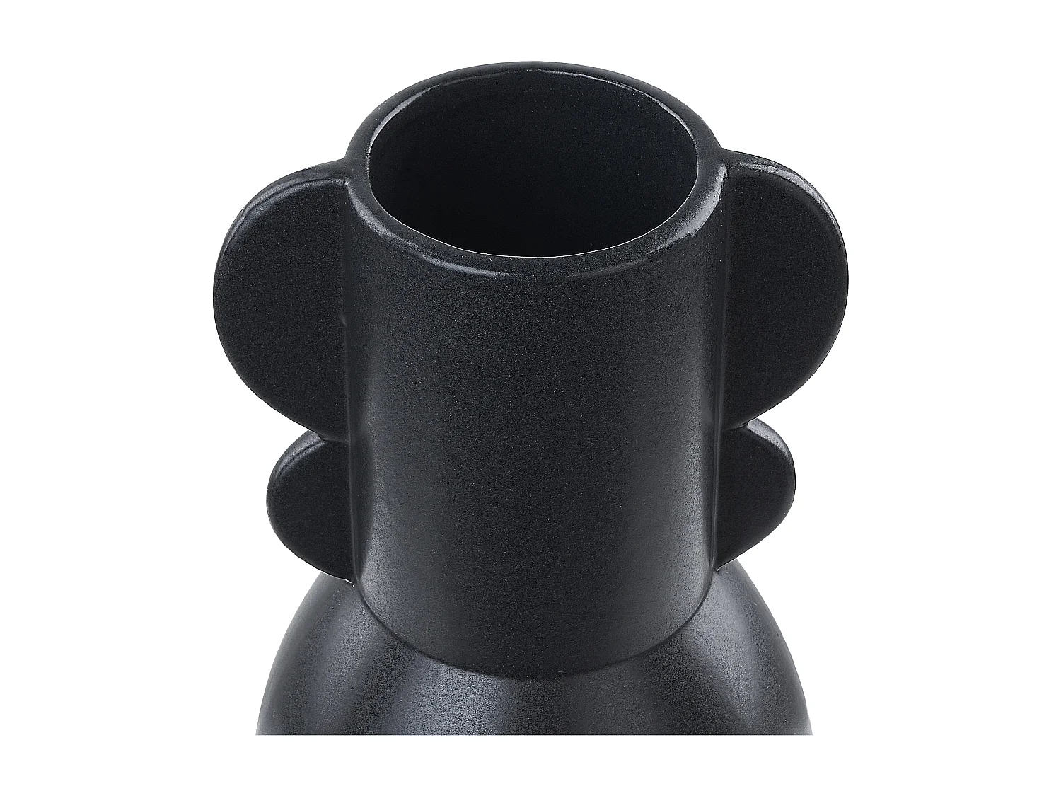 Vase à fleurs MYTILENE Céramique 29 cm Noir