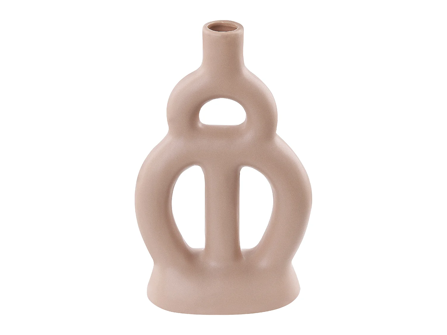 Jarro de flores KOZANI Cerâmica 28 cm Cor de areia