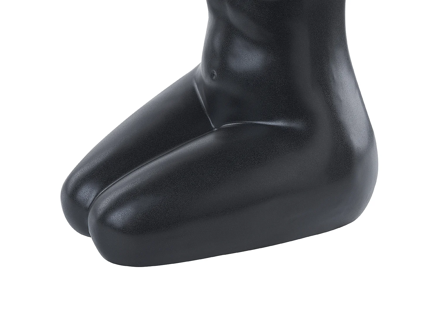 Jarrón para flores PYRGOS Cerámica 22 cm Negro