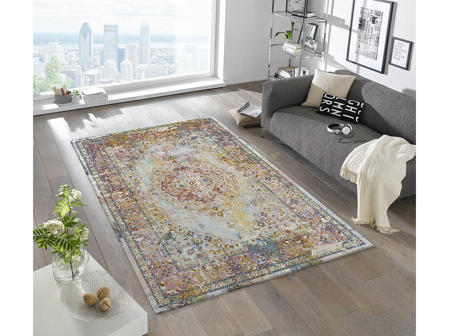 ARTY - Tapis Vintage "Keshan" 200 x 290 cm
