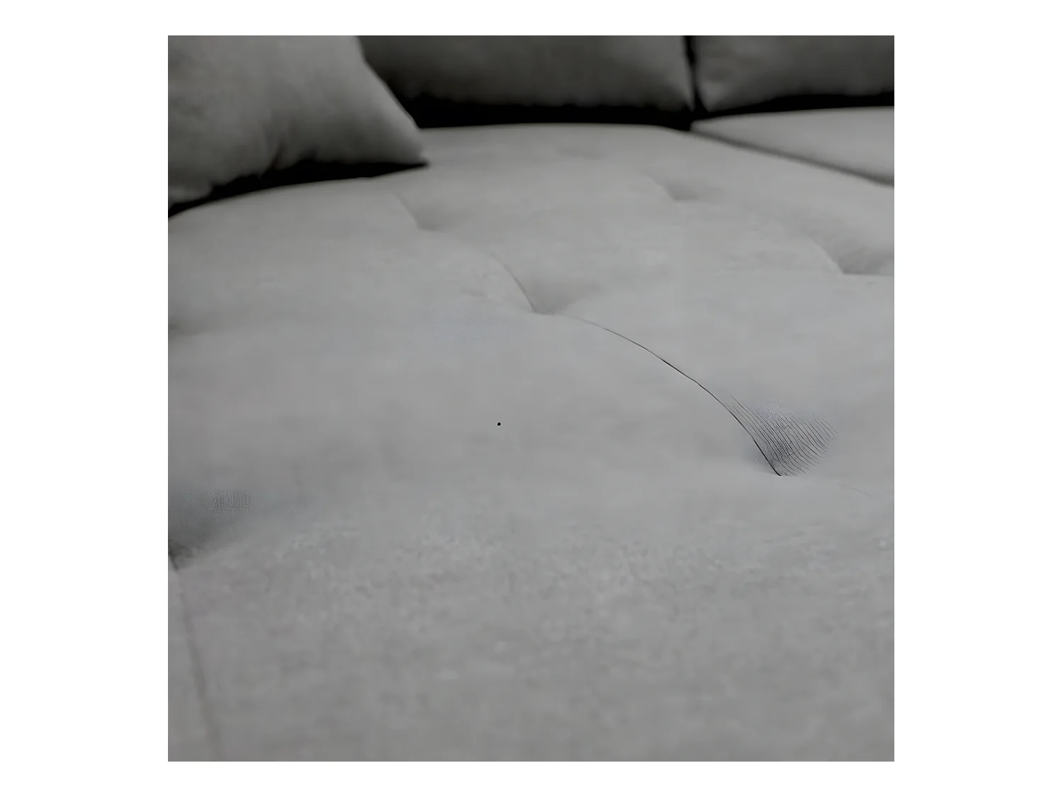 Canapé U 5 places convertible coffre Jonas Gris foncé