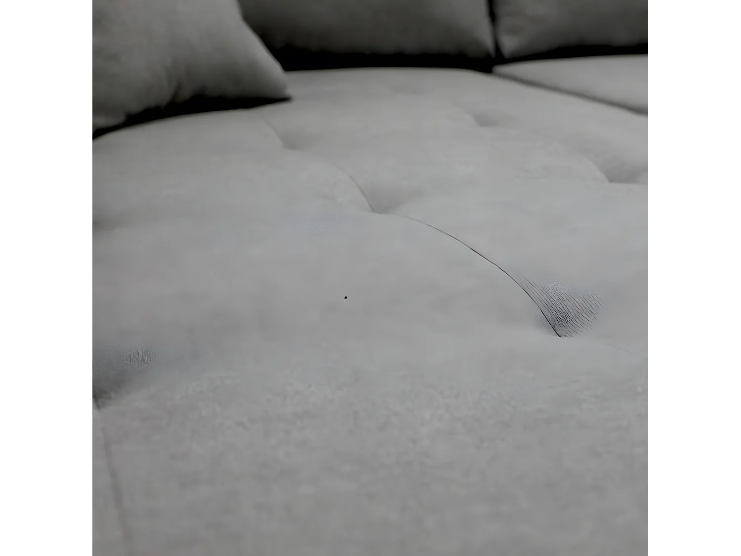 Canapé U 5 places convertible coffre Jonas Gris foncé