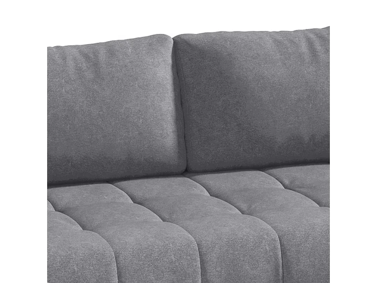 Canapé U 5 places convertible coffre Jonas Gris foncé