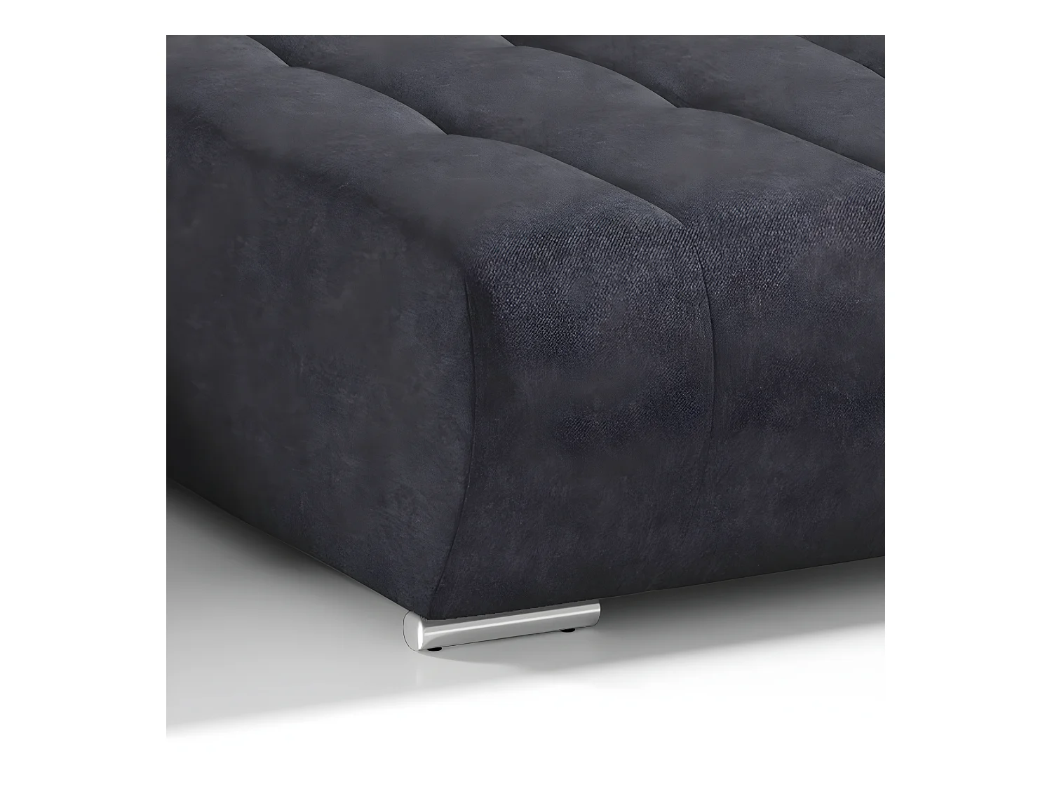 Canapé U 5 places convertible coffre Jonas Gris anthracite