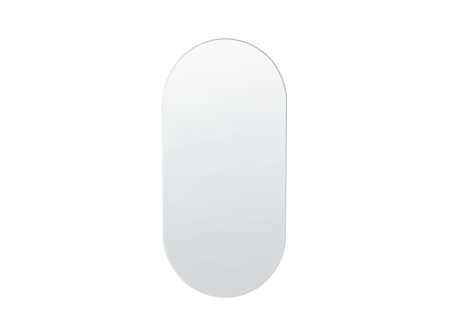 Miroir ALFORTVILLE 40 cm 80 cm Argenté