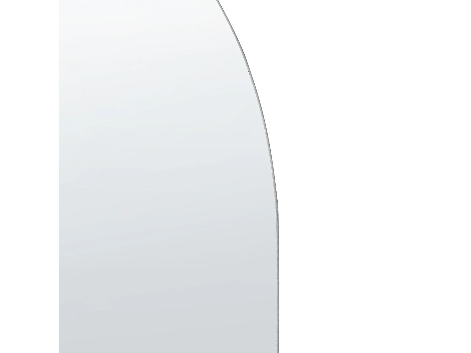 Wandspiegel ALFORTVILLE 40 cm 80 cm Zilver