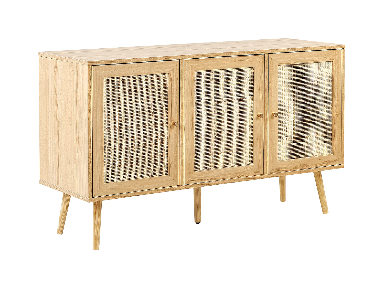 Armoire PEROTE Rotin Marron clair