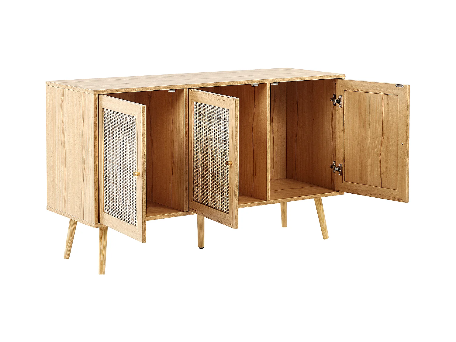 Armoire PEROTE Rotin Marron clair