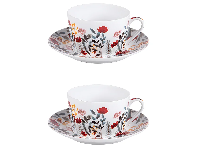 Coffret de 2 petits déjeuners Flor 35 cl