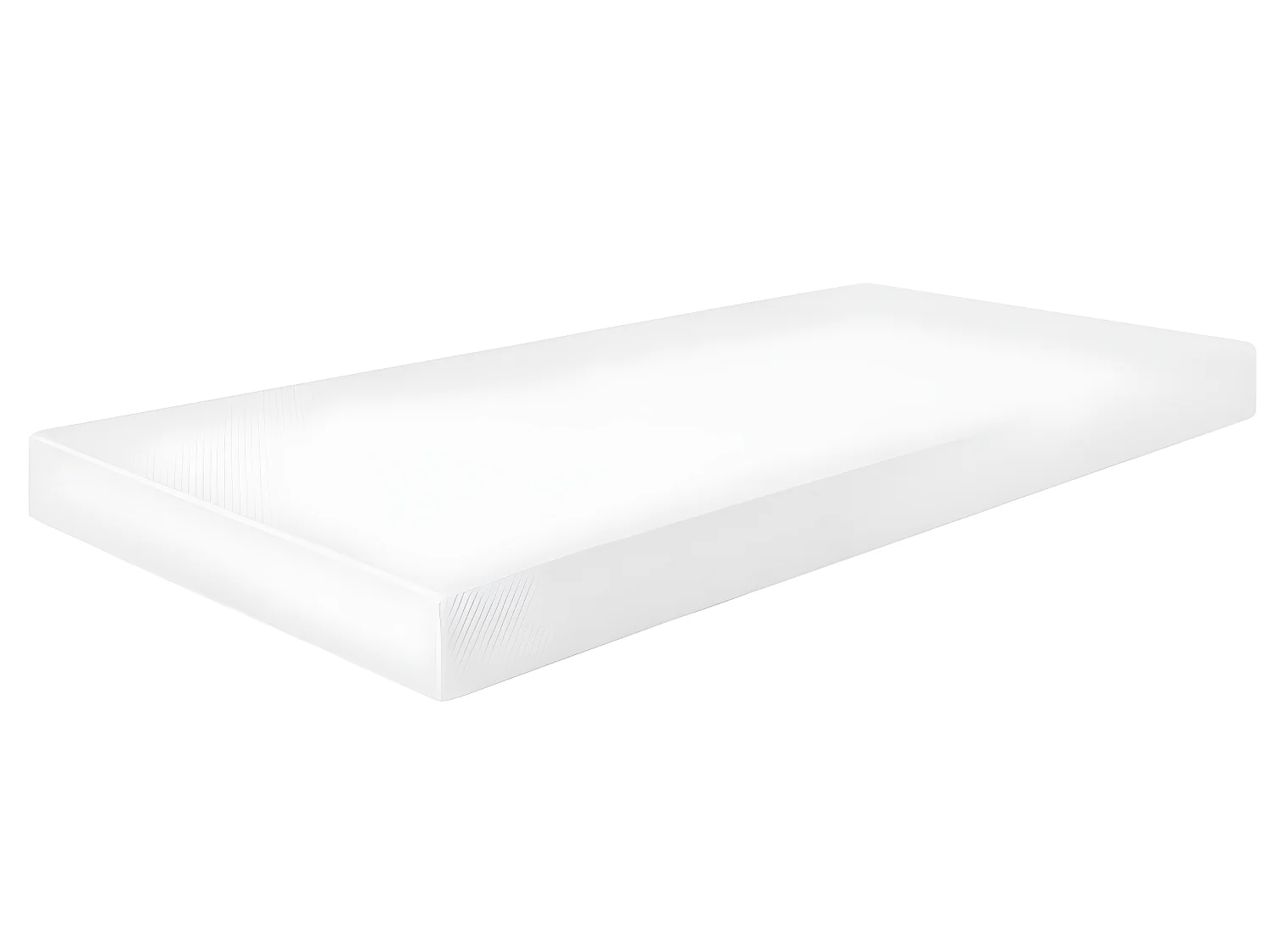 Lit banquette gigogne 2 x 90 x 190 cm - Velours - Taupe + Matelas - LENVIA