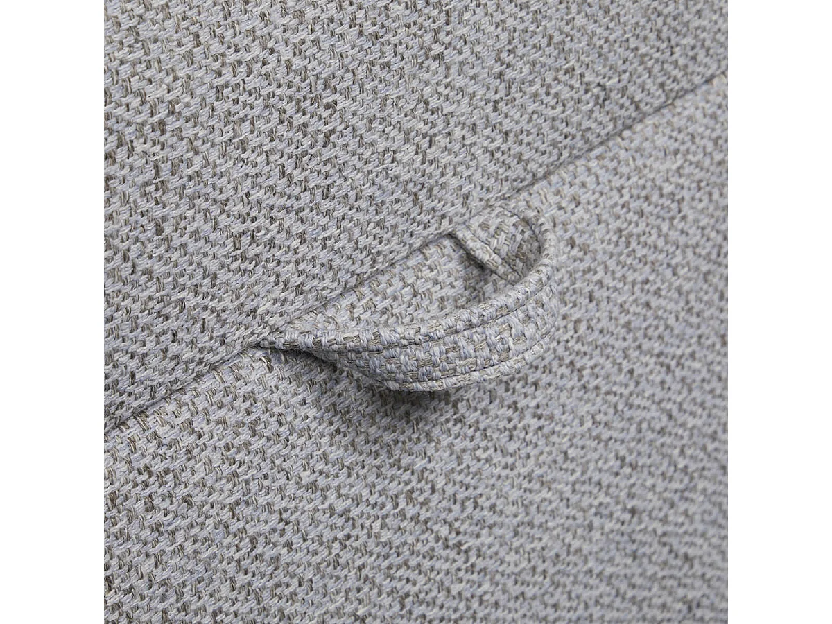 MYLIS - Lit-Coffre Boxspring 160x200cm Eco Tissu Gris