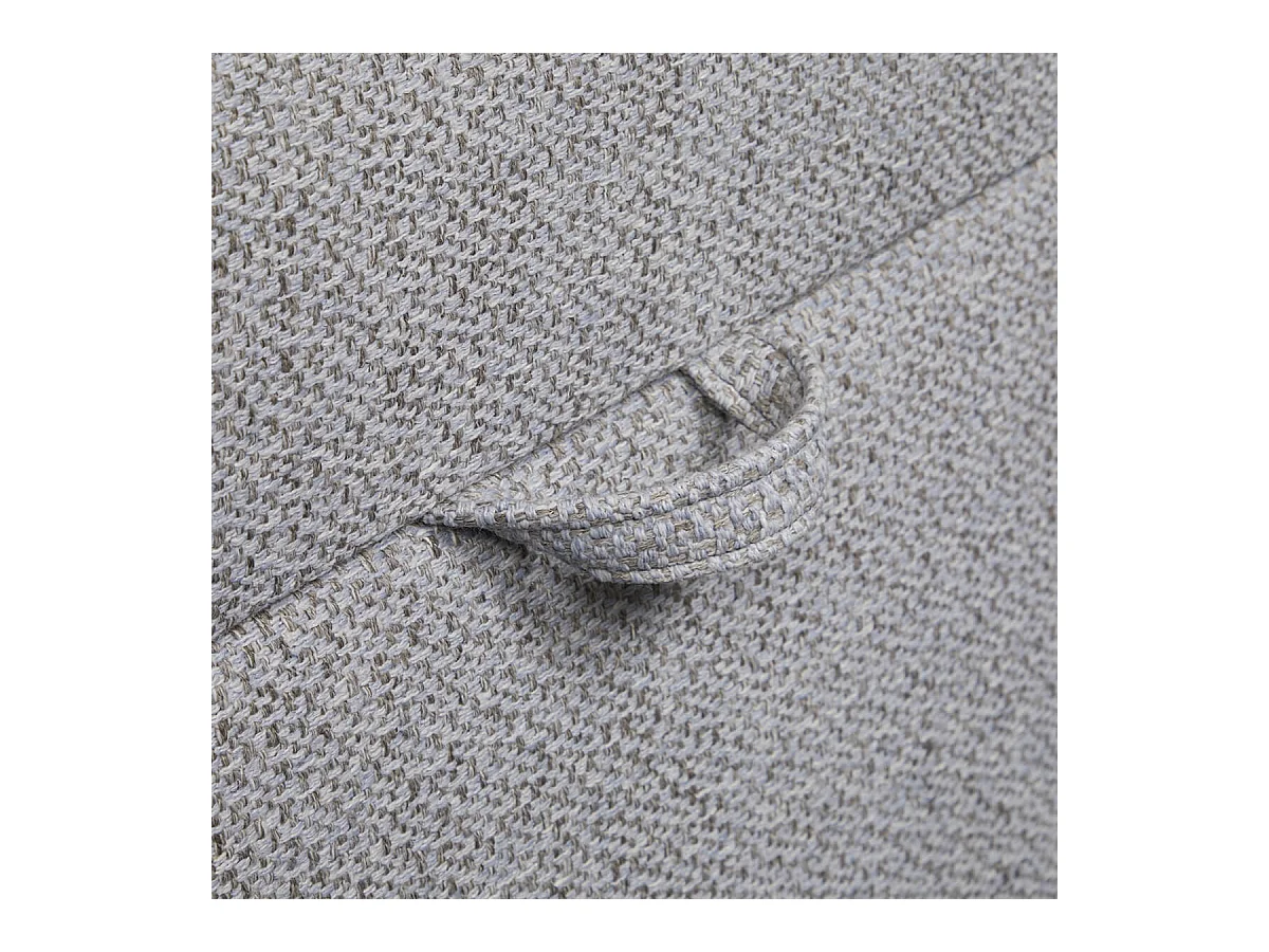 MYLIS - Lit-Coffre Boxspring 140x200cm Eco Tissu Gris