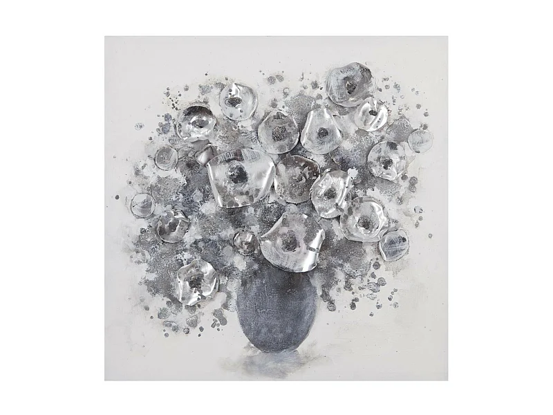 Tableau Toile murale peinte Bouquet 58 x 58 cm