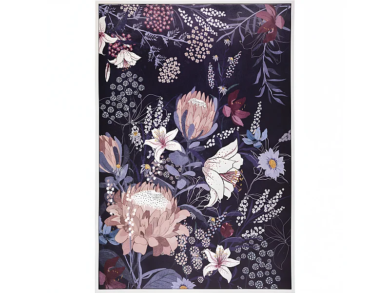 Tableau Toile murale encadrée imprimée Fleurs 60 x 90 cm