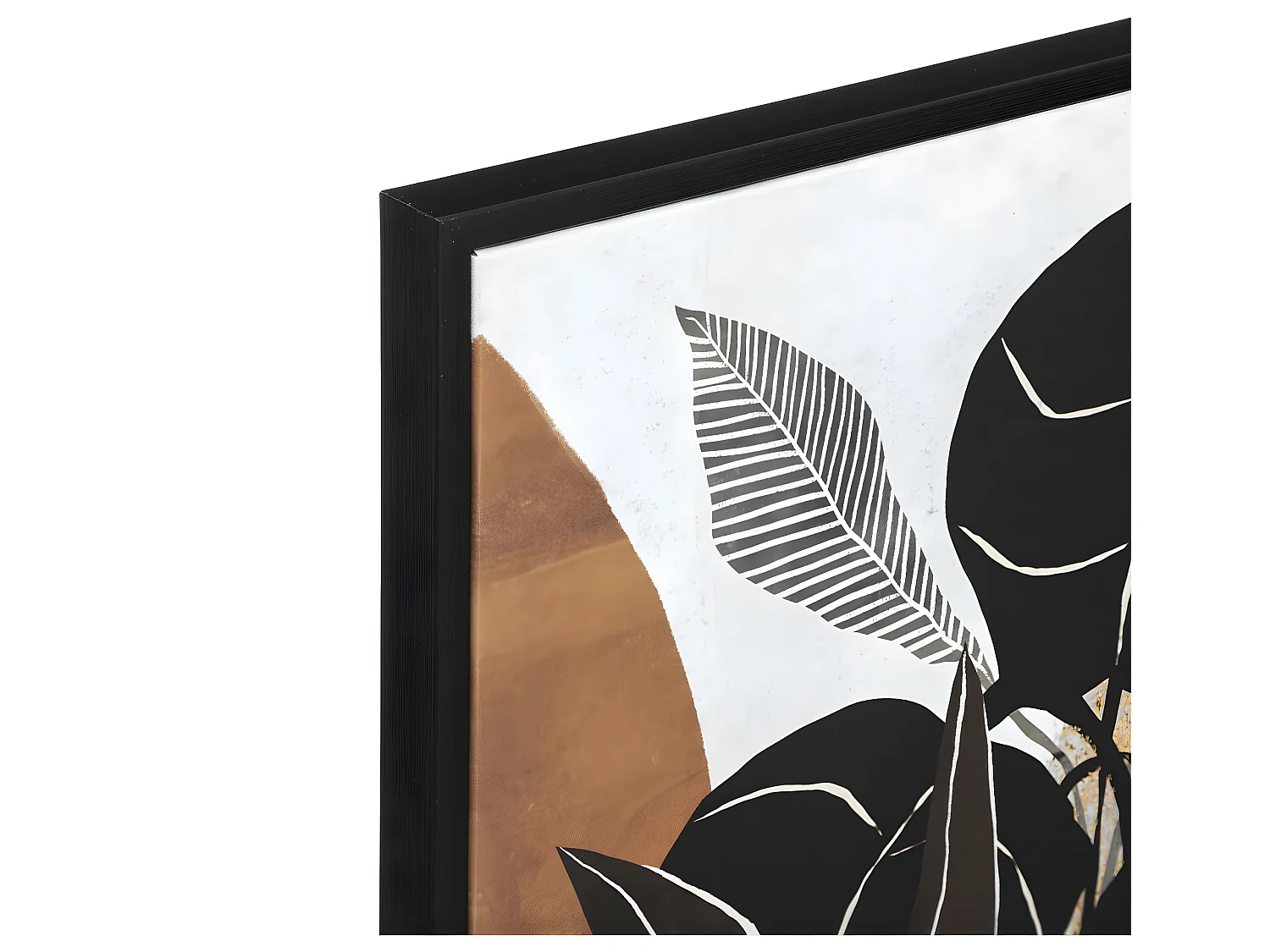 Tableau Toile murale imprimée et encadrée déco Plante 58 x 78 cm