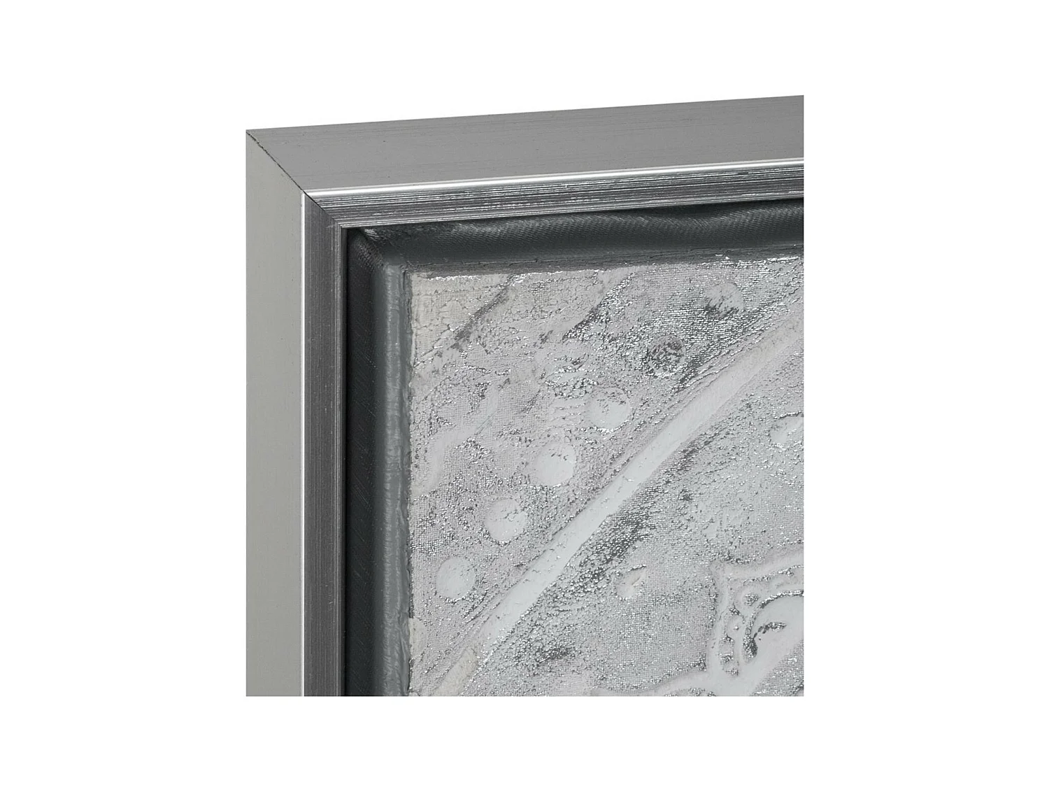 Tableau Toile murale encadrée peinte Bouddha 78 x 78 cm