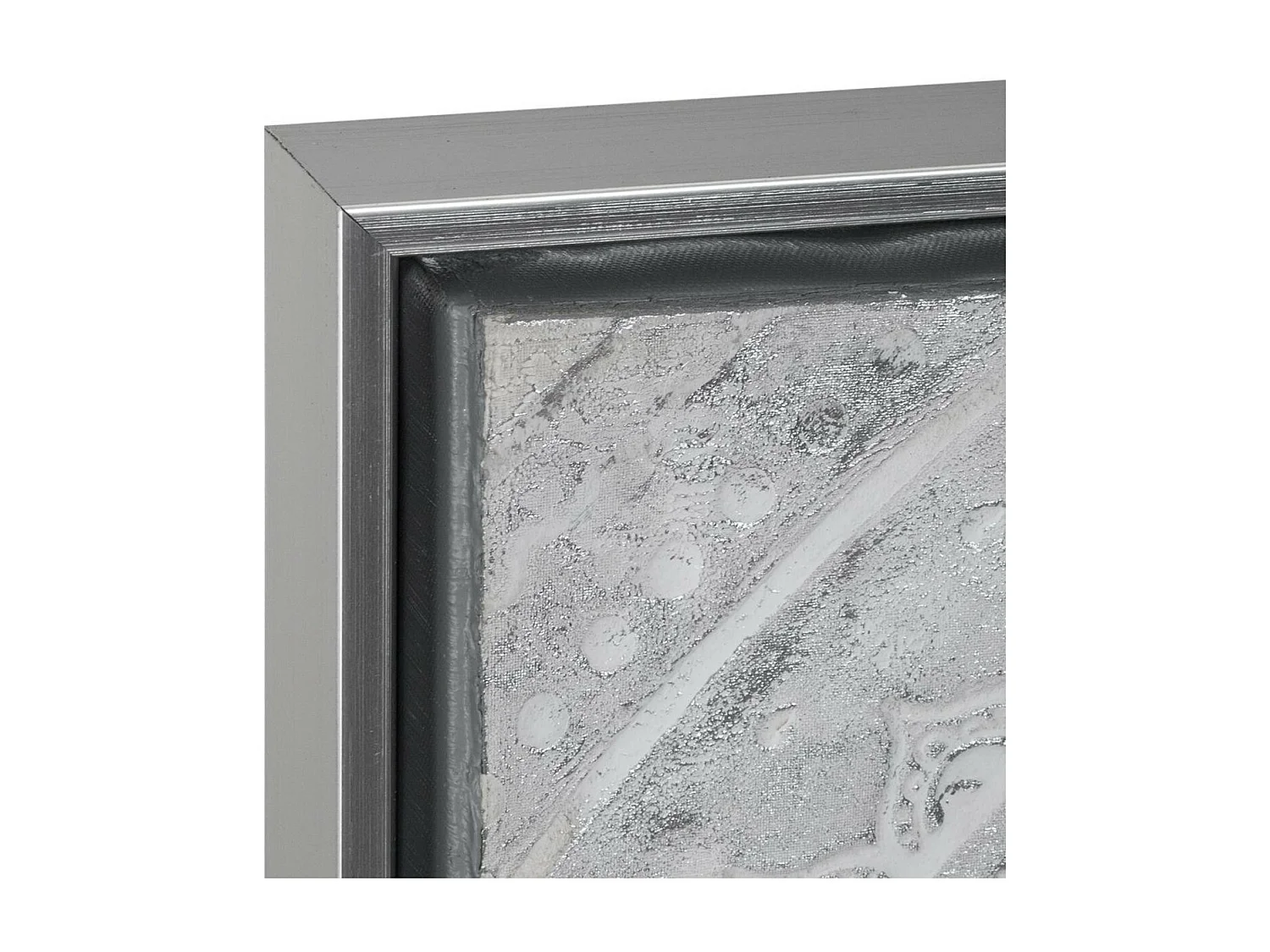 Tableau Toile murale encadrée peinte Bouddha 78 x 78 cm