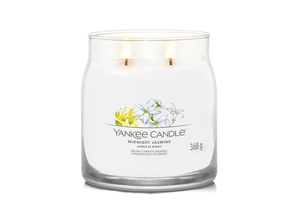 Bougie signature jasmin de minuit modèle moyen