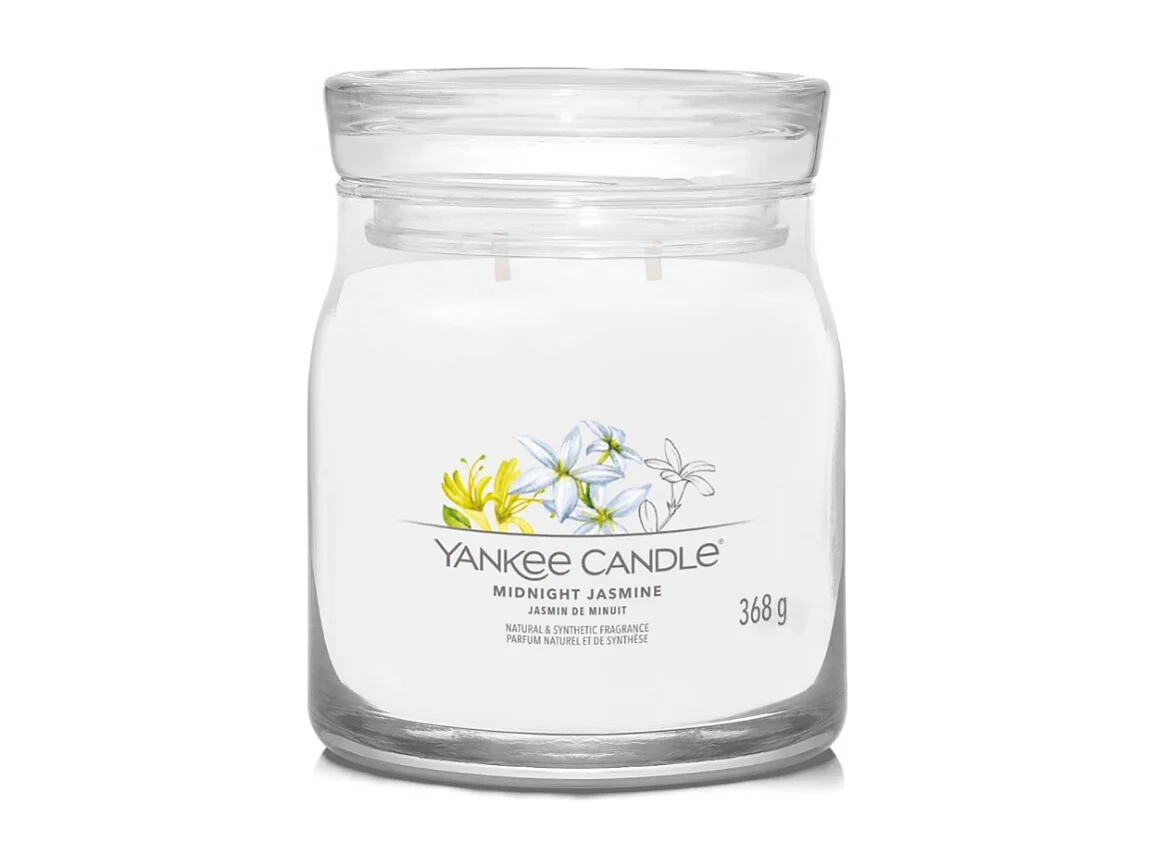 Bougie signature jasmin de minuit modèle moyen