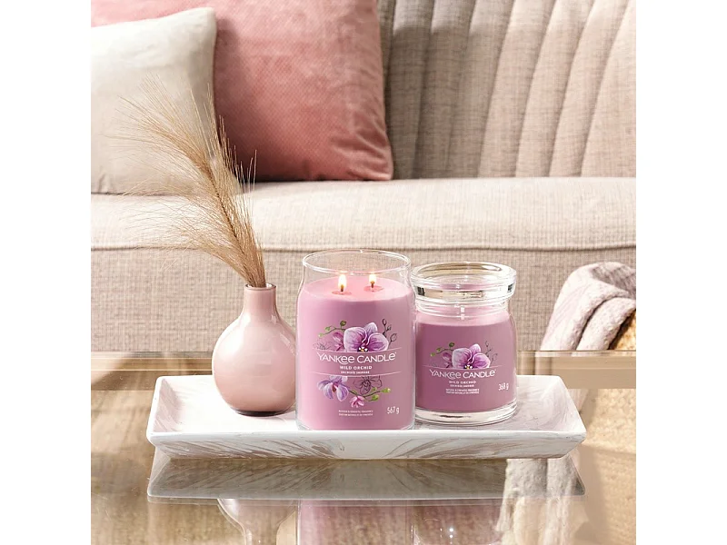 Bougie signature orchidée sauvage grand modèle