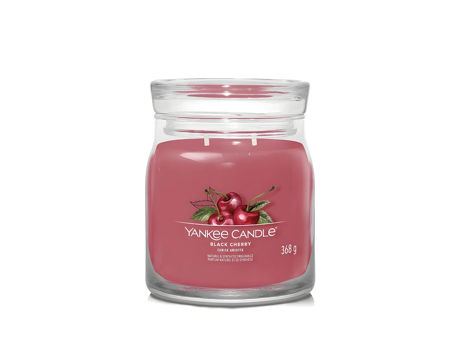 Bougie signature cerise griotte modèle moyen