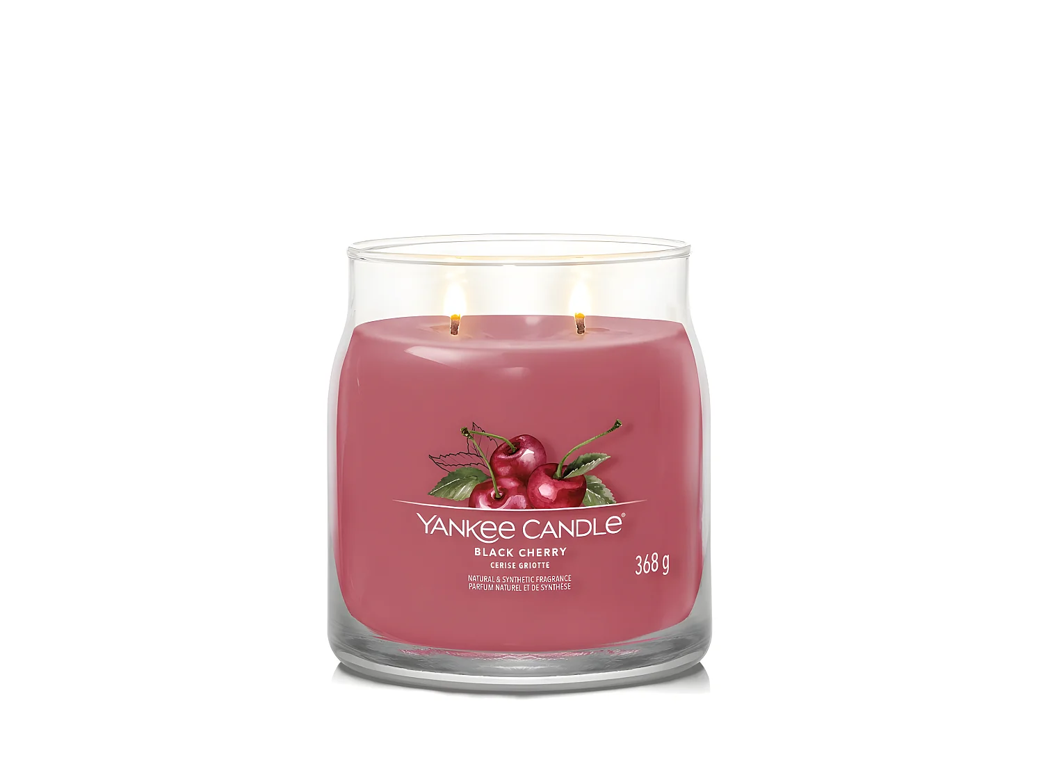 Bougie signature cerise griotte modèle moyen