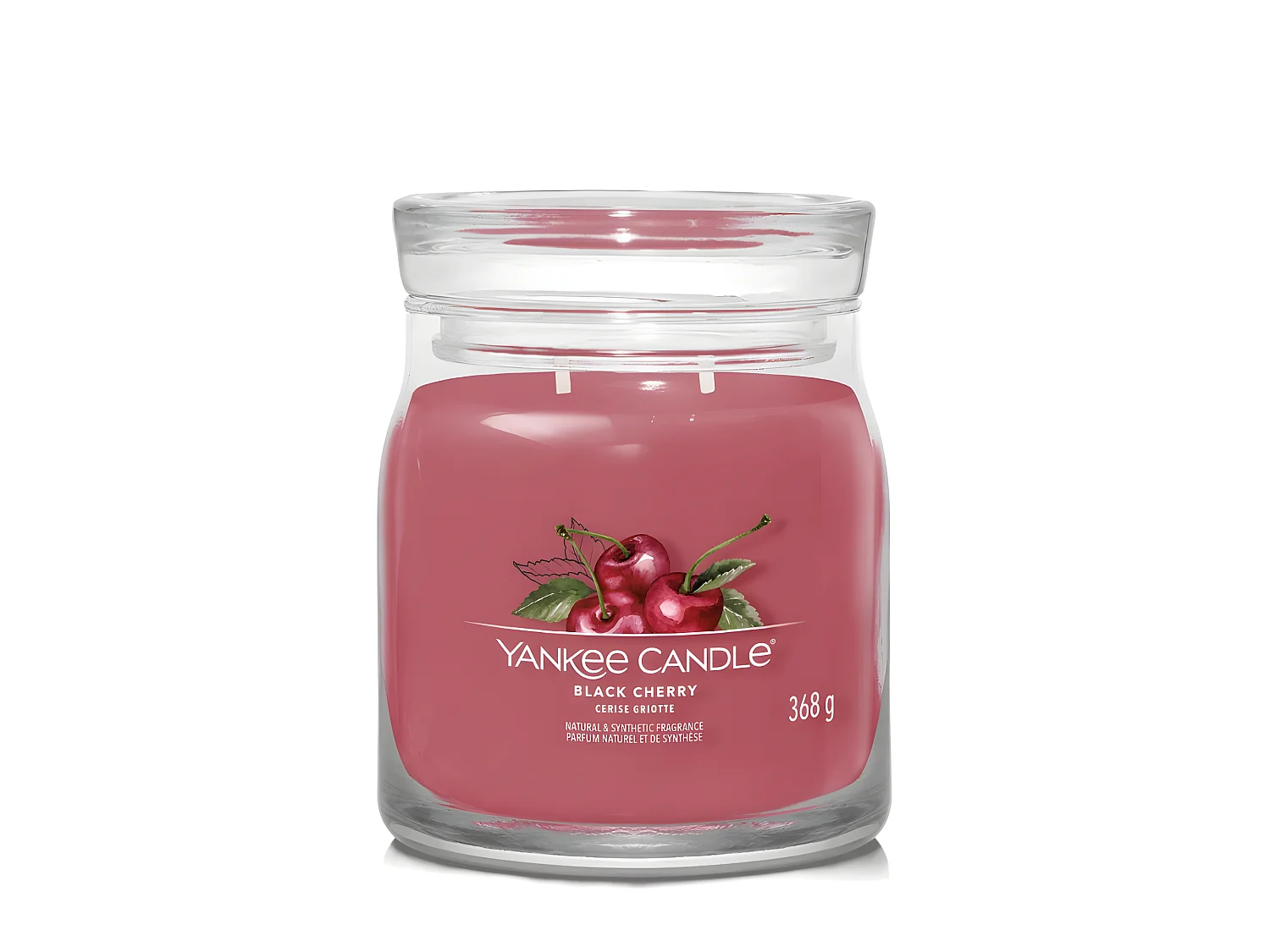 Bougie signature cerise griotte modèle moyen