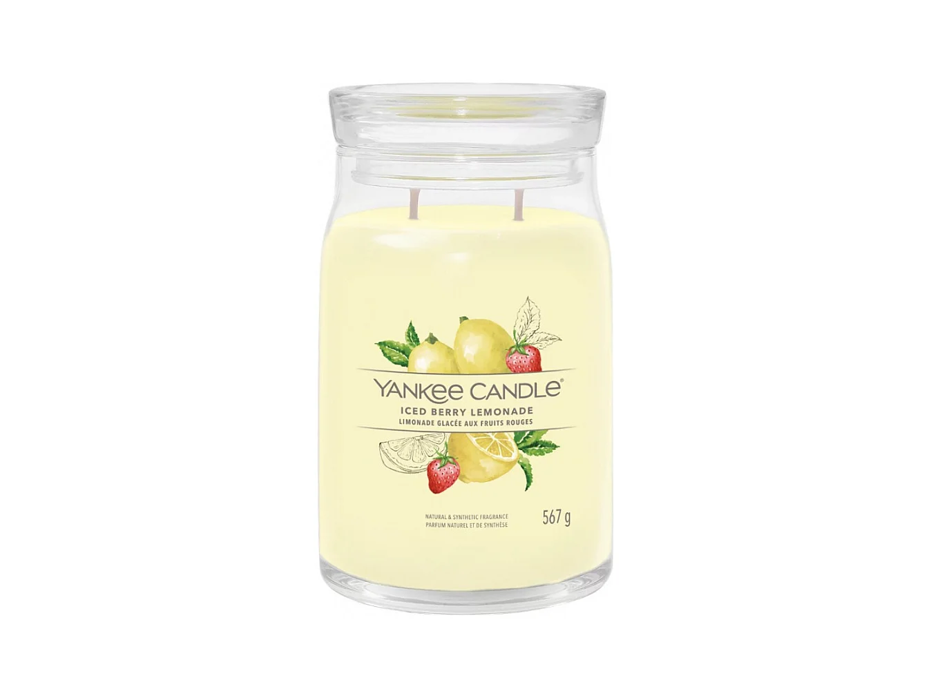 Bougie signature limonade glacée grand modèle