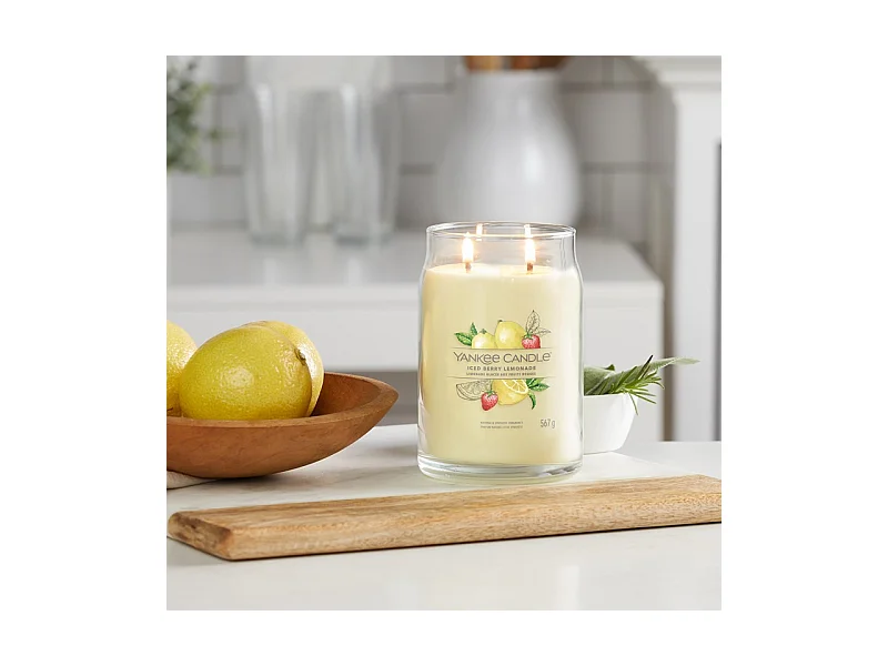 Bougie signature limonade glacée grand modèle