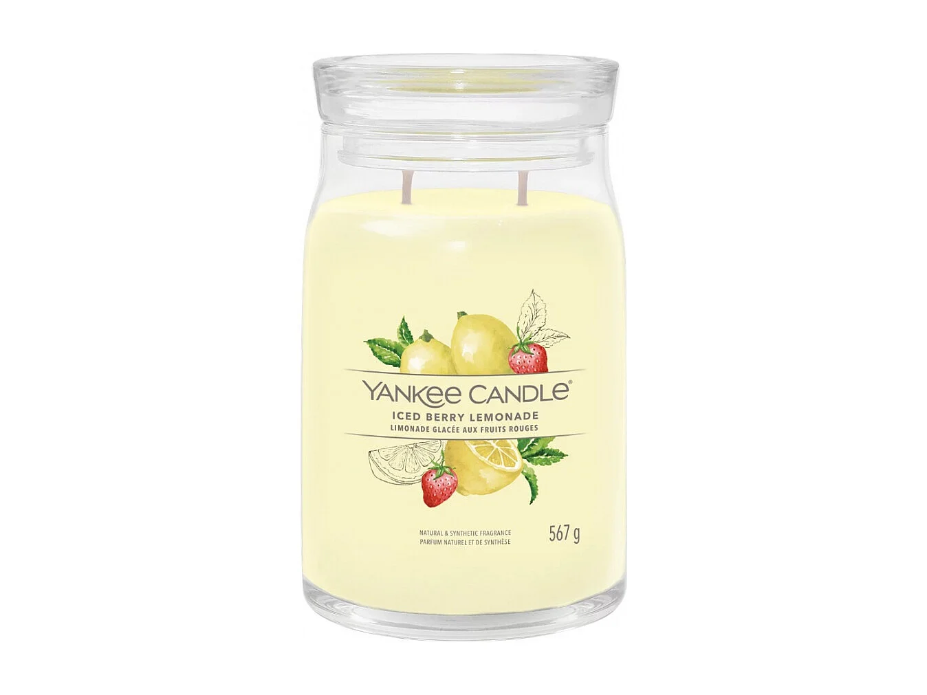 Bougie signature limonade glacée grand modèle