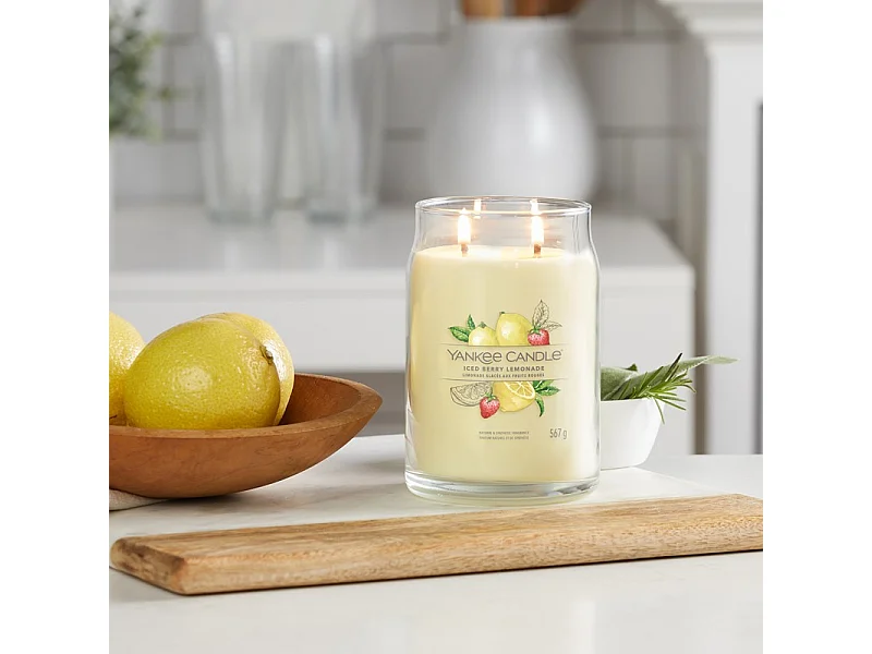 Bougie signature limonade glacée grand modèle