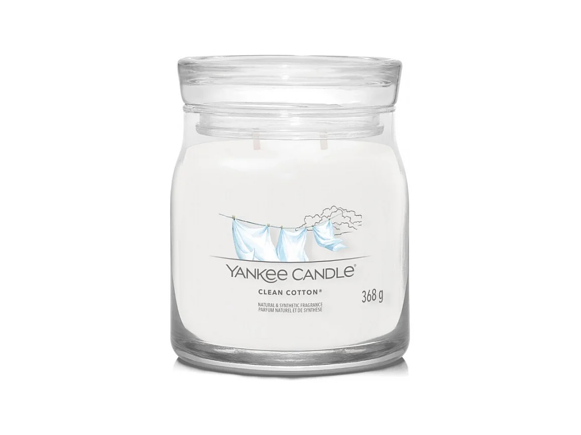 Bougie signature coton frais modèle moyen