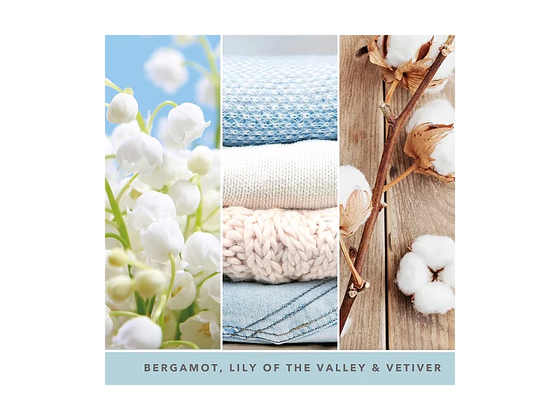 Bougie signature coton frais modèle moyen