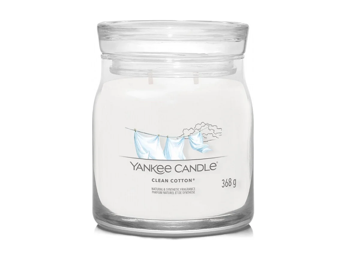 Bougie signature coton frais modèle moyen