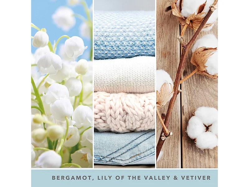 Bougie signature coton frais modèle moyen