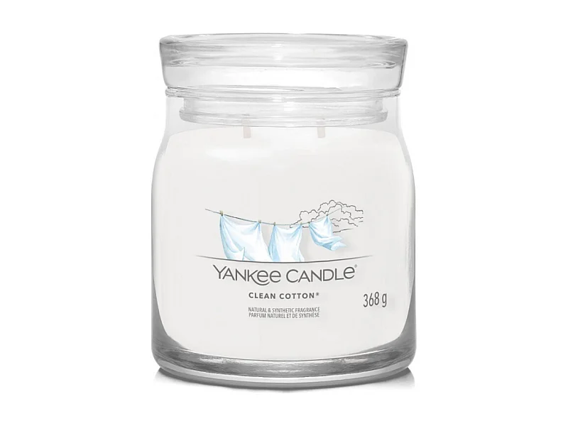 Bougie signature coton frais modèle moyen