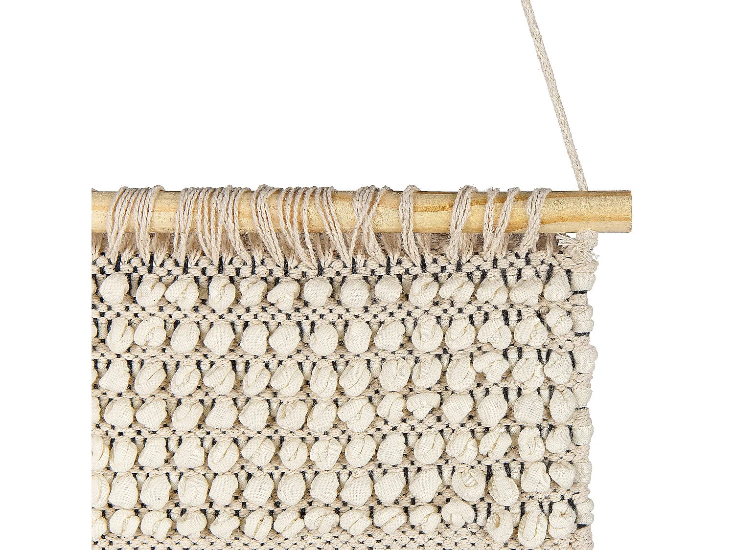 Suspension murale en tissu GUJRAT Coton 102 cm Beige